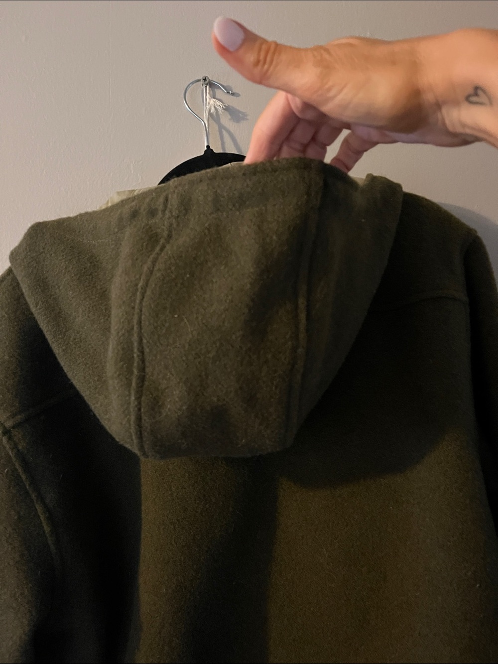 Filson Snohomish Olive Hooded Wool Jacket Sz S Like New Condition! - Picture 11 of 12